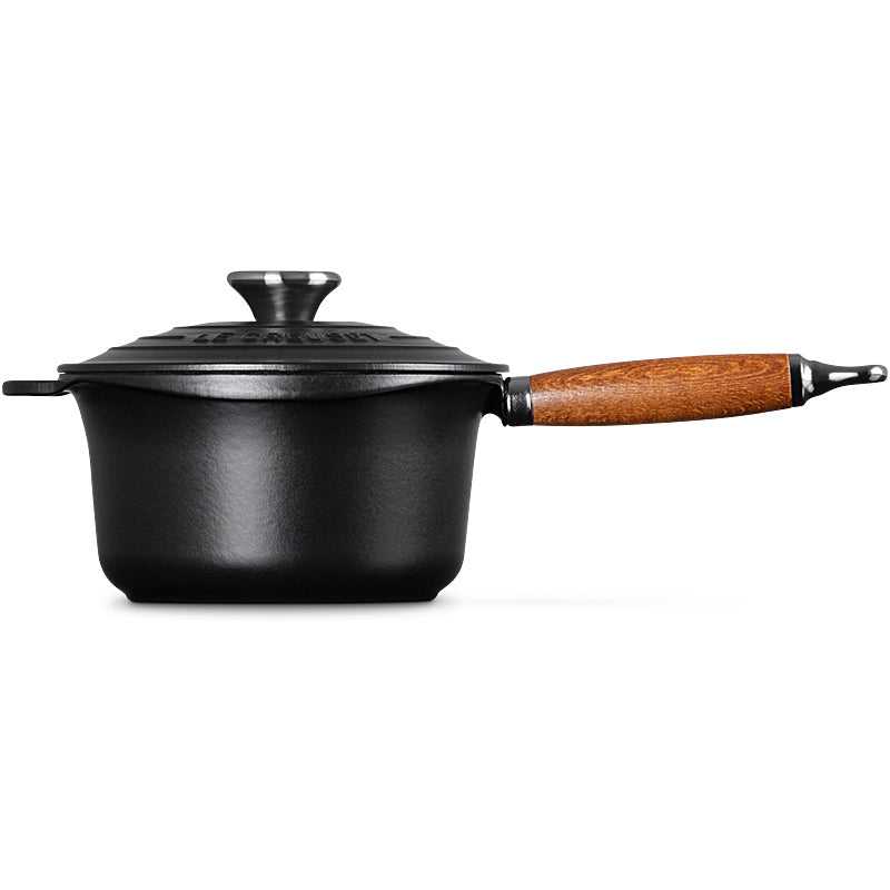 Le Creuset Professional Saucepan with Wooden Handle 18 cm Black 