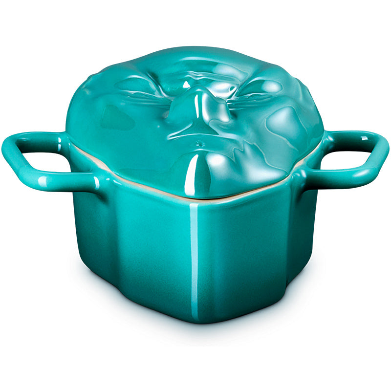 Le Creuset Balok Mini-Cocotte 300ml Pearlized Bleu Riviera aus Steinzeug