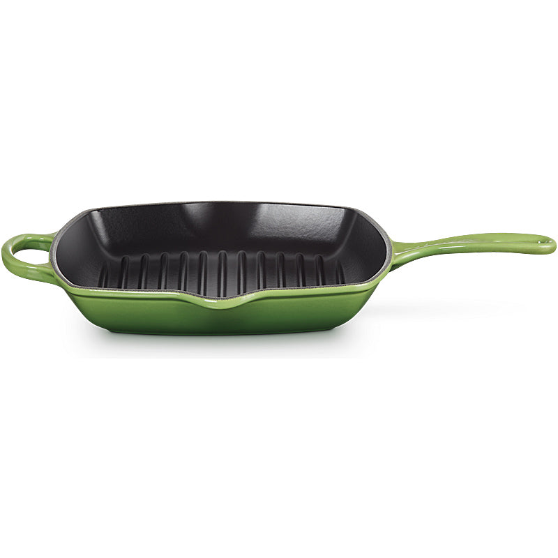 Le Creuset Grillpfanne quadratisch Signature 26 cm Bamboo Green