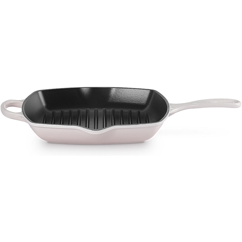 Le Creuset Grillpfanne Signature quadratisch 26 cm Shell Pink
