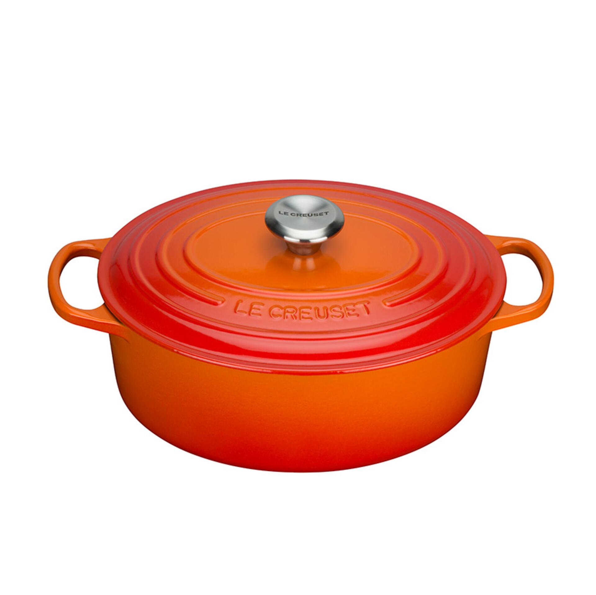 Le Creuset Bräter oval Signature 40cm ofenrot