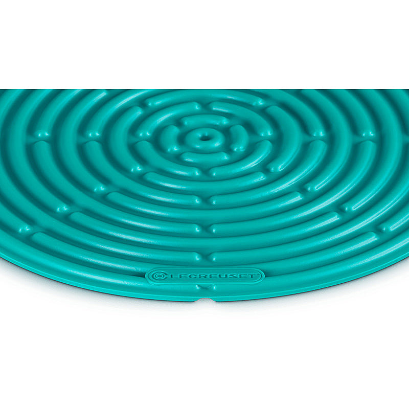 Le Creuset Silikon Topflappen 20 cm Bleu Riviera