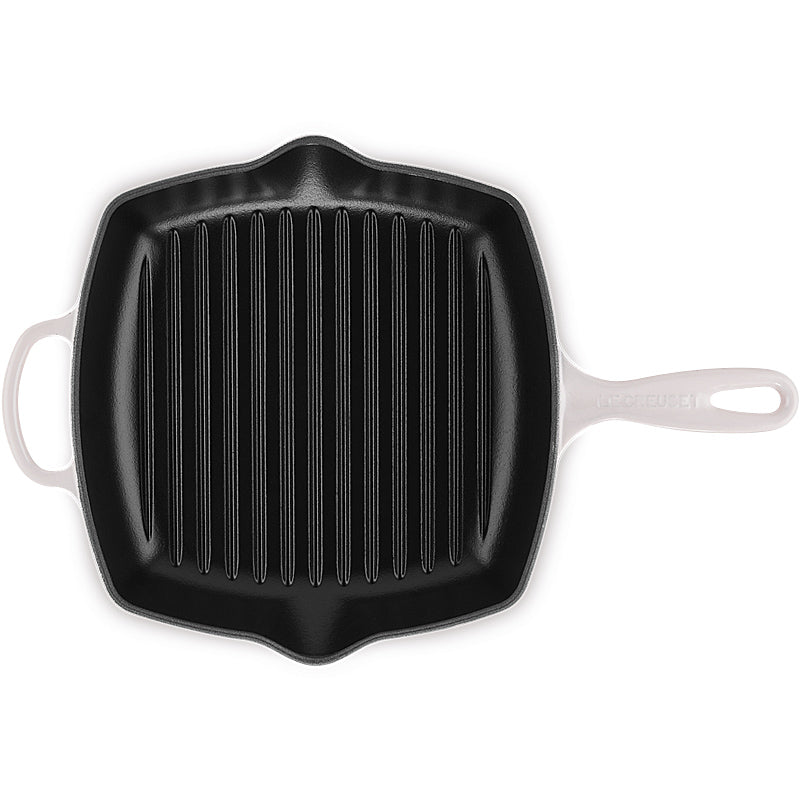 Le Creuset Grillpfanne Signature quadratisch 26 cm Shell Pink