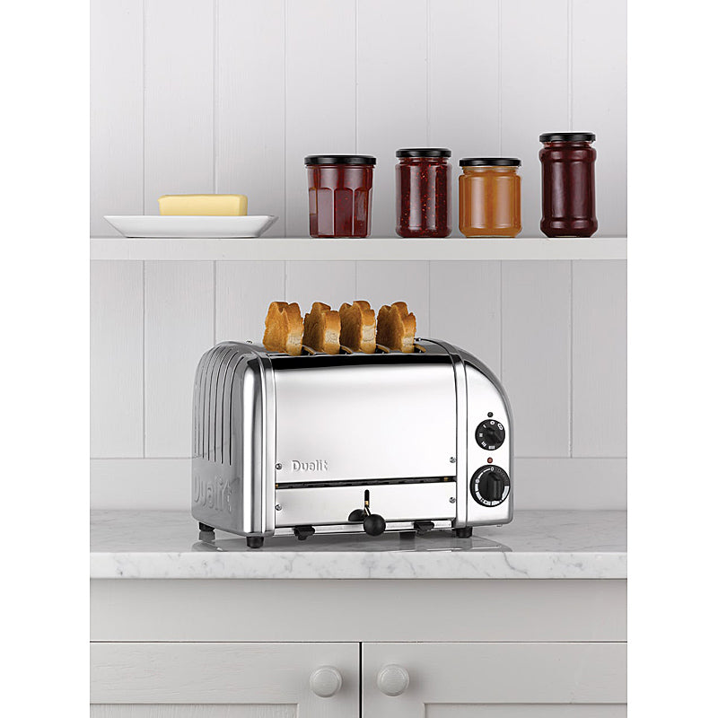 Dualit Classic Toaster 4-Schlitz New Generation Poliert
