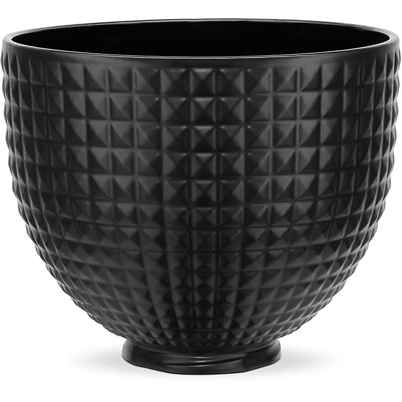 KitchenAid 5KSM2CB5LS Keramische Schüssel Black Studded 4,8 Liter für Artisan