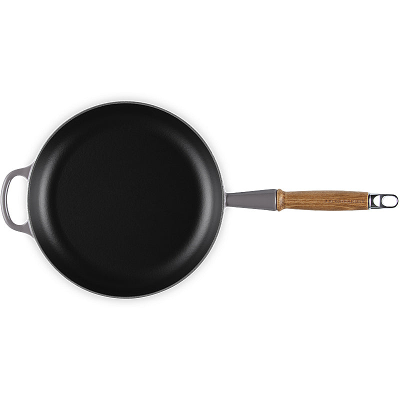 Le Creuset Bratpfanne mit Holzgriff Signature 26 cm Flint