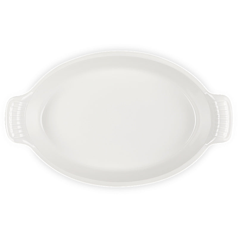 Le Creuset Auflaufform Tradition oval 28 cm Meringue