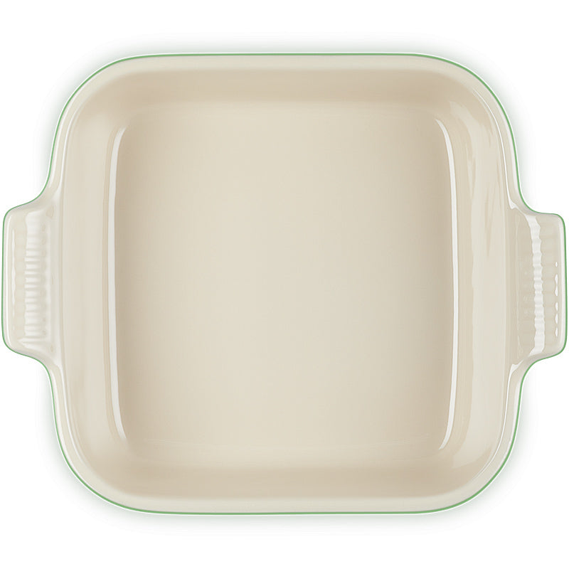 Le Creuset Auflaufform Tradition quadratisch 23 cm Bamboo Green