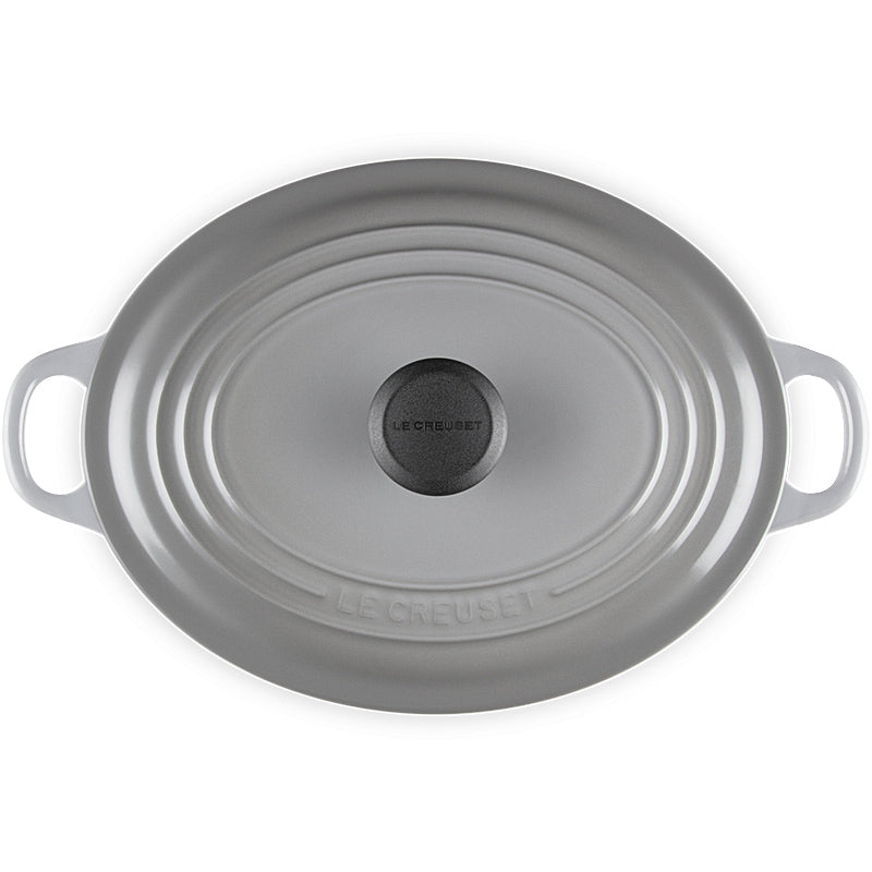 Le Creuset Bräter Tradition oval 29cm Perlgrau