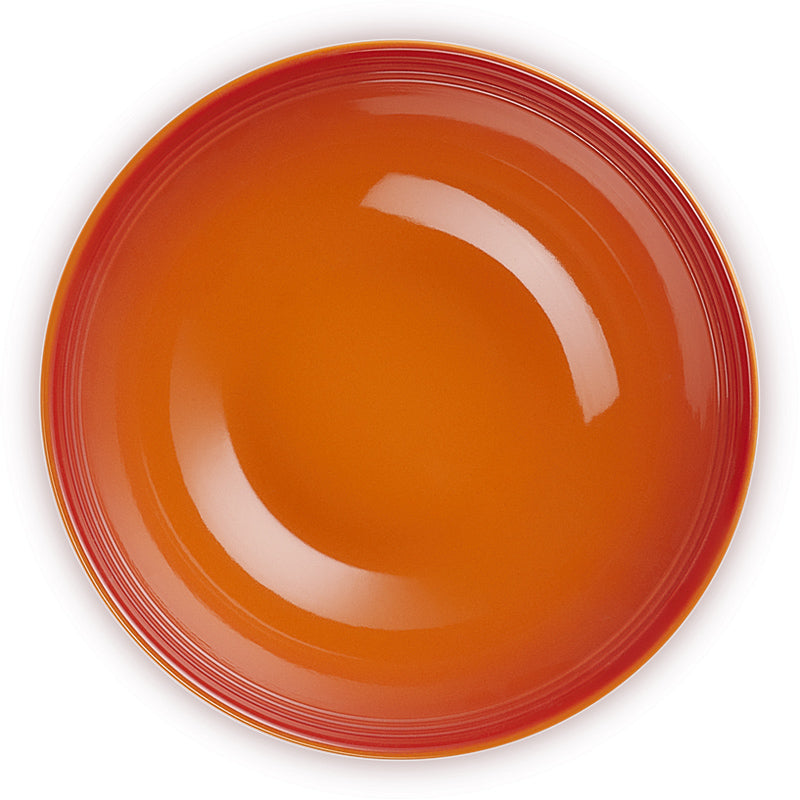 Le Creuset Salatschüssel 24 cm Ofenrot