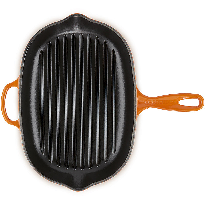 Le Creuset Grillpfanne oval Signature 32cm Ofenrot