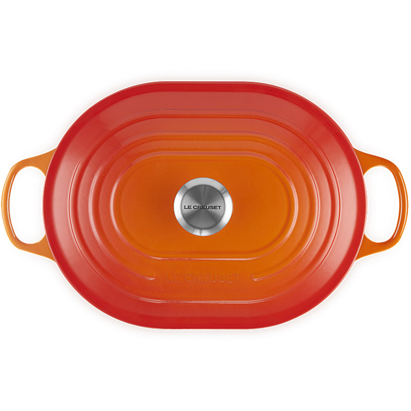Le Creuset Oblong Signature 31 cm Ofenrot