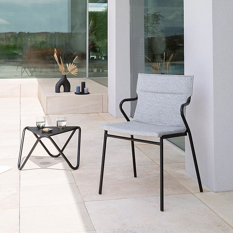 Lafuma chair Ancone granite (grey) cover Sunbrella/Toundra LFM5035-9540
