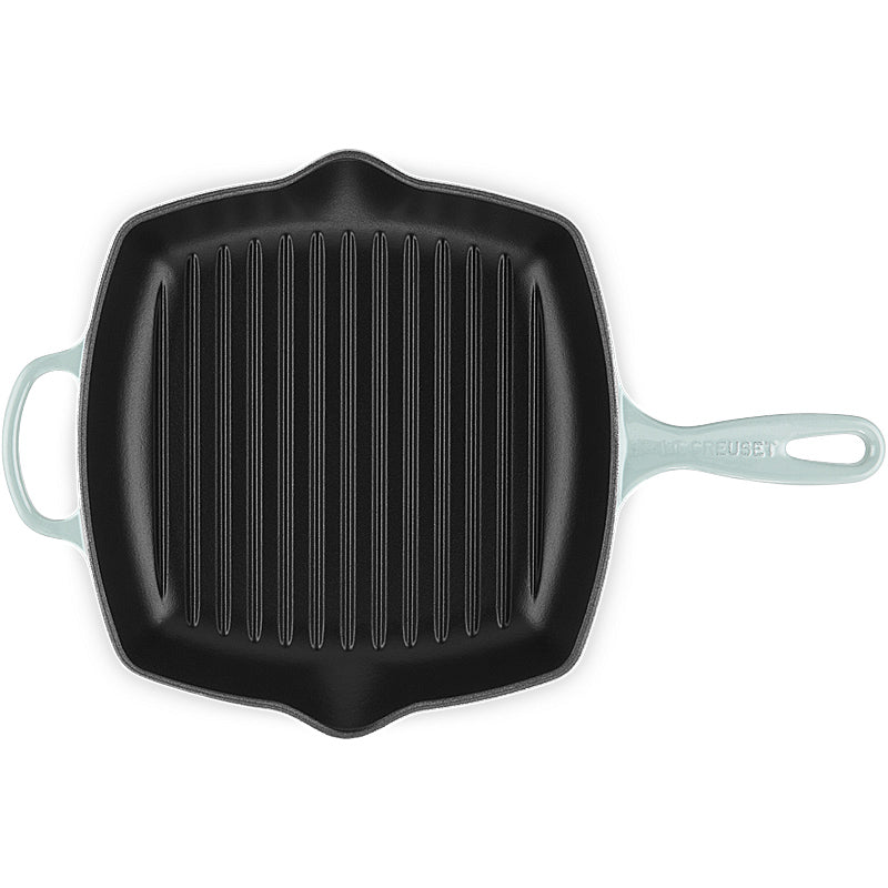 Le Creuset Quadratische Grillpfanne Signature 26 cm Sea Salt