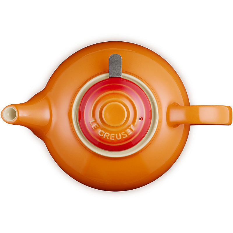 Le Creuset Teekanne mit Sieb 1,3 l Ofenrot