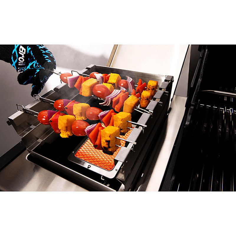 Broil King Windschutz für IR-Seitenbrenner - inkl. Spießgestell Edelstahl