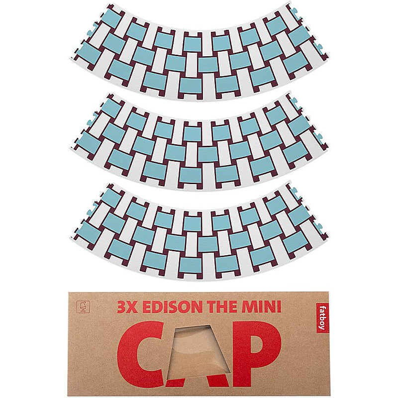Fatboy mini cappie set basket weave sky (3 pcs)