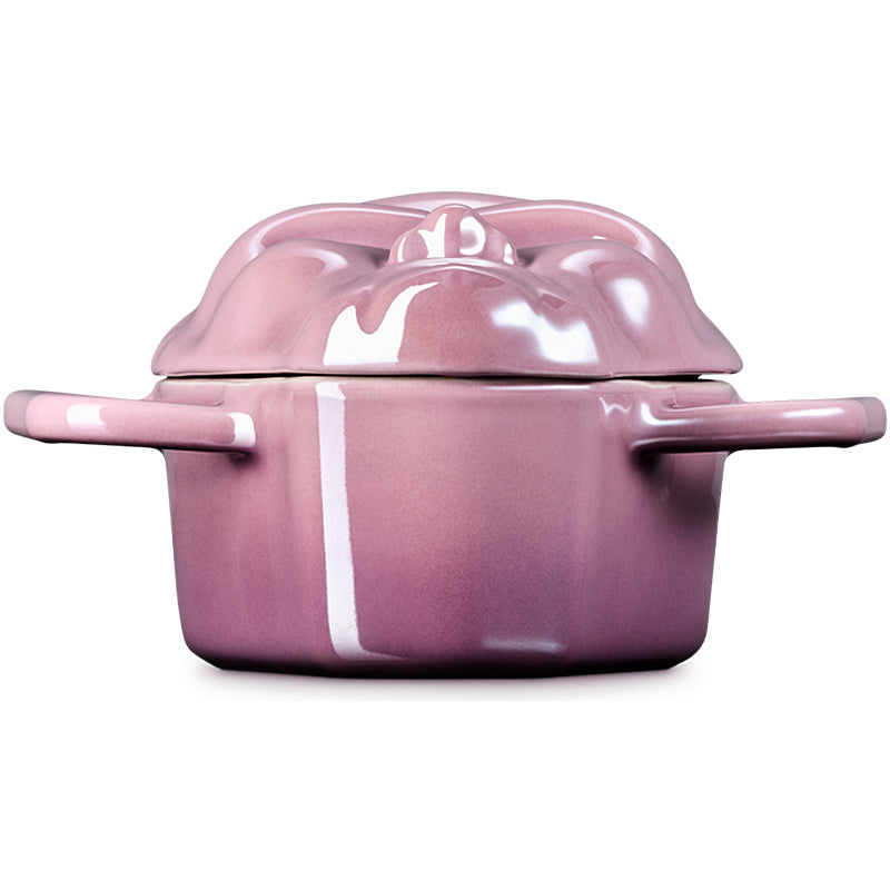 Le Creuset Talosianer Mini-Cocotte 300ml Pearlized Mauve Pink aus Steinzeug