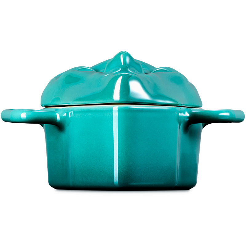Le Creuset Balok Mini-Cocotte 300ml Pearlized Bleu Riviera aus Steinzeug