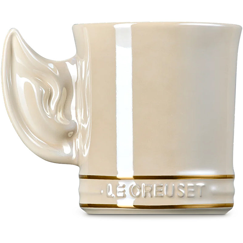 Le Creuset Spock Becher 400ml Pearlized Creme aus Steinzeug
