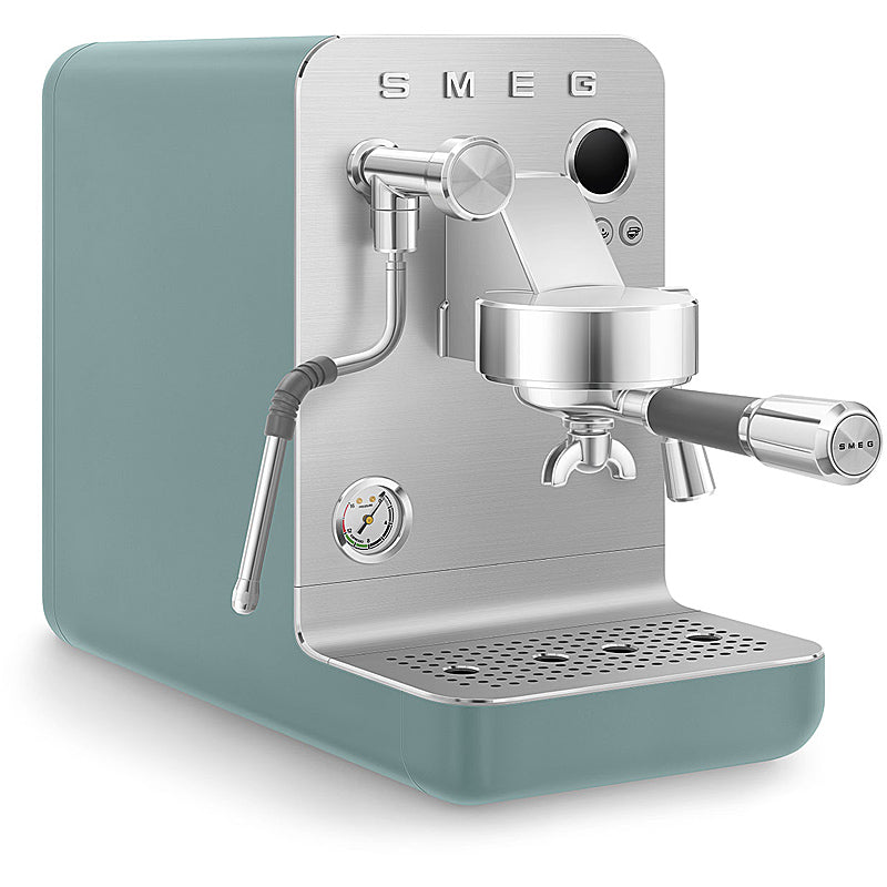 SMEG EMC02EGMEU kompakte Siebträgermaschine Emerald Green