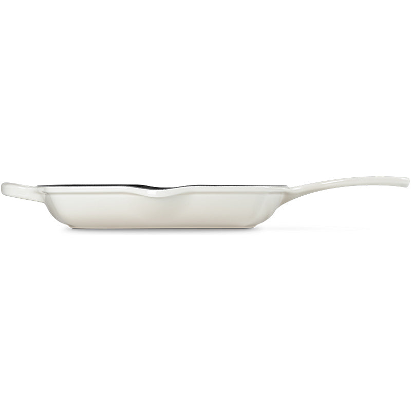 Le Creuset Grillpfanne quadratisch Signature 26 cm Meringue