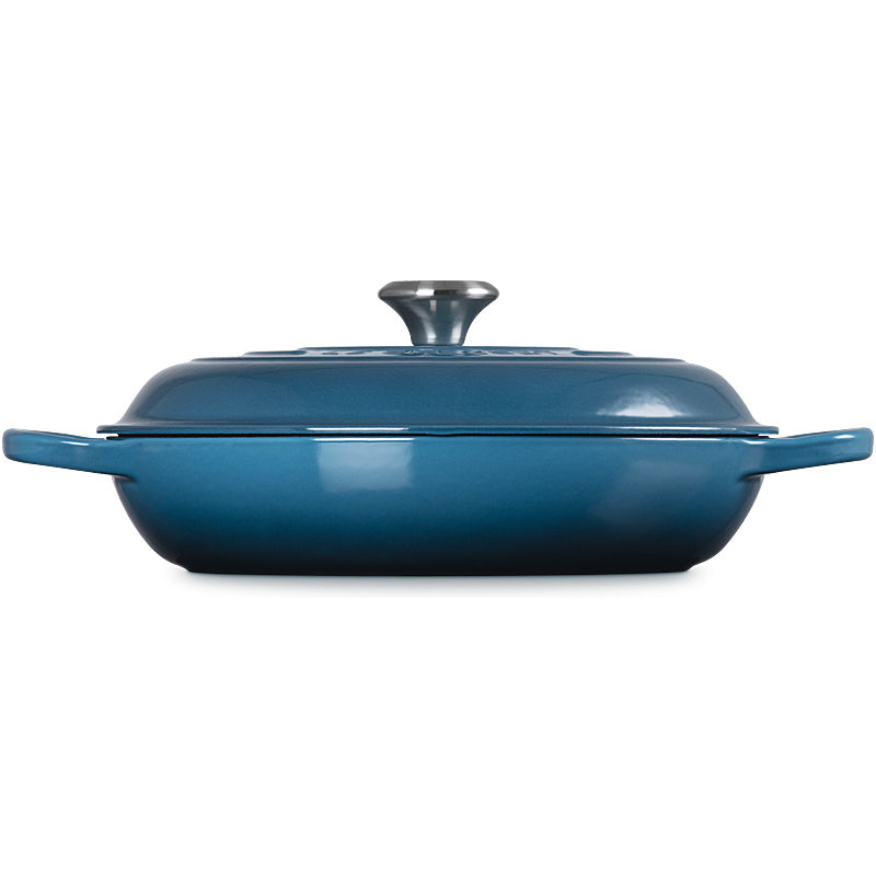 Le Creuset Gourmet professional pot Signature 30 cm Deep Teal