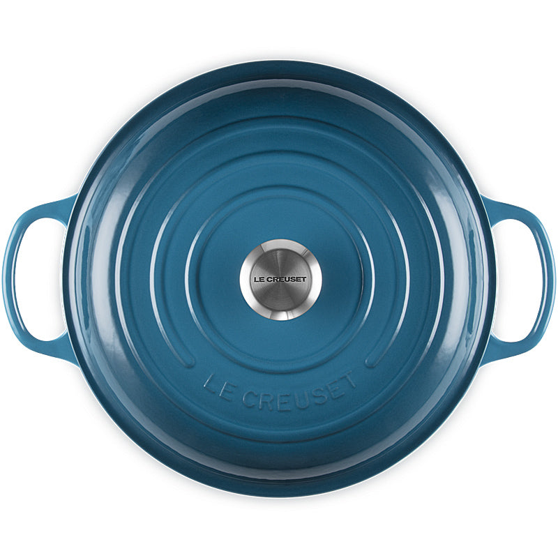 Le Creuset Gourmet professional pot Signature 30 cm Deep Teal