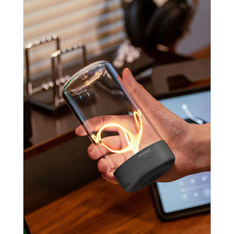 Sompex PULSE - Anthracite, battery-powered table lamp