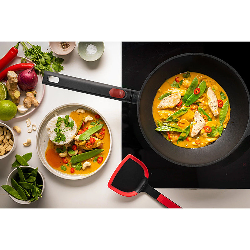 WOLL Eco Logic QXR Cast Wok 28 cm Induction with Detachable Handle - 11028LCI-Q