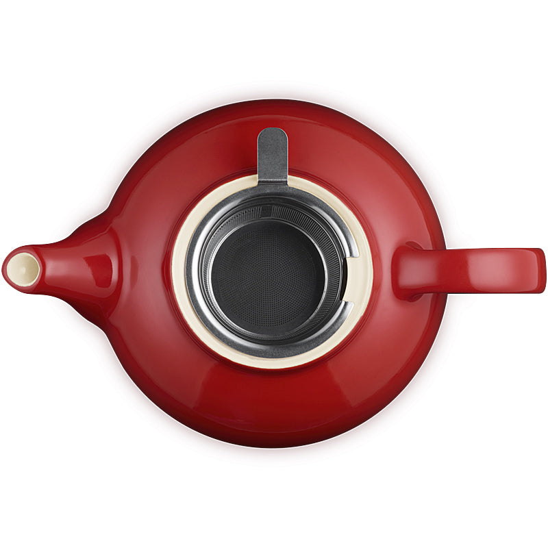 Le Creuset Teekanne mit Sieb 1,3 l Kirschrot
