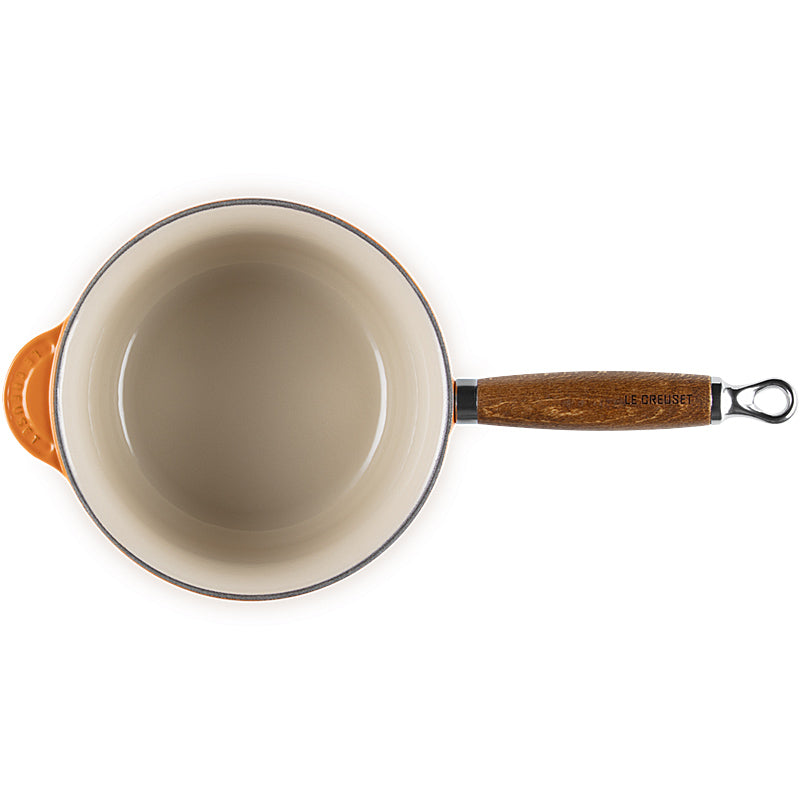 Le Creuset Profitopf 18 cm Ofenrot mit Holzgriff
