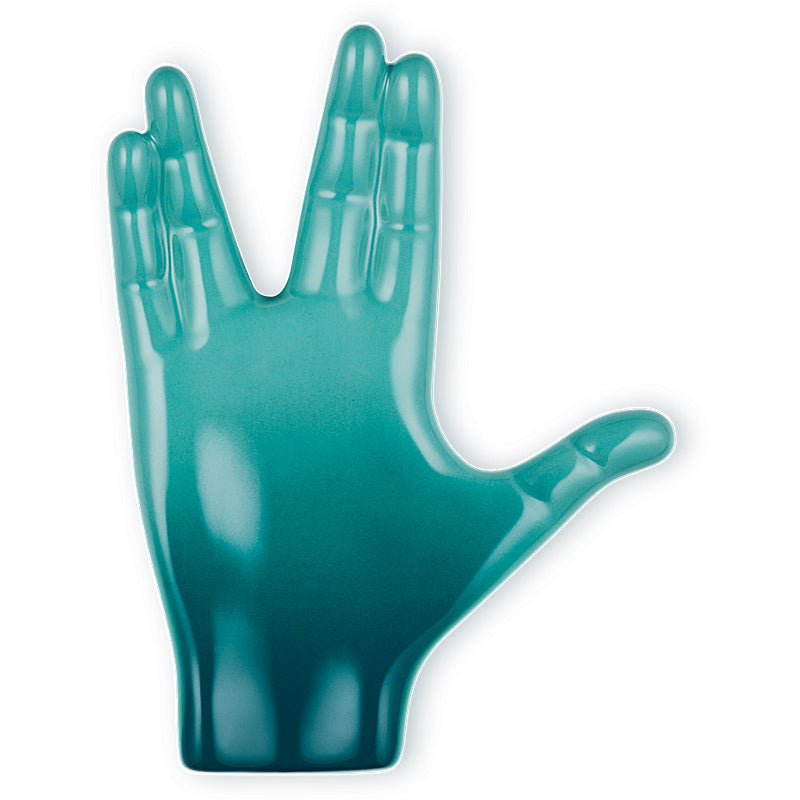 Le Creuset Live Long & Prosper Löffelablage Bleu Riviera 19cm aus Steinzeug