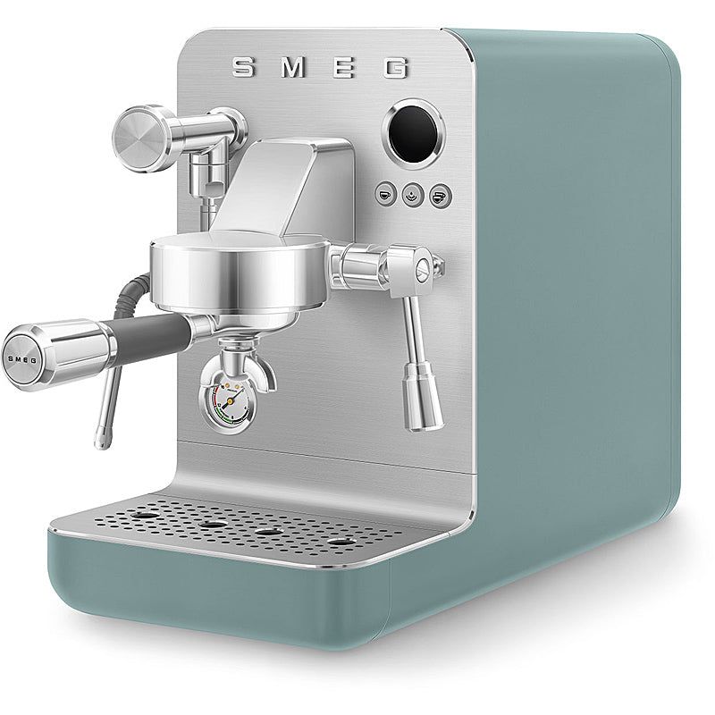 SMEG EMC02EGMEU kompakte Siebträgermaschine Emerald Green