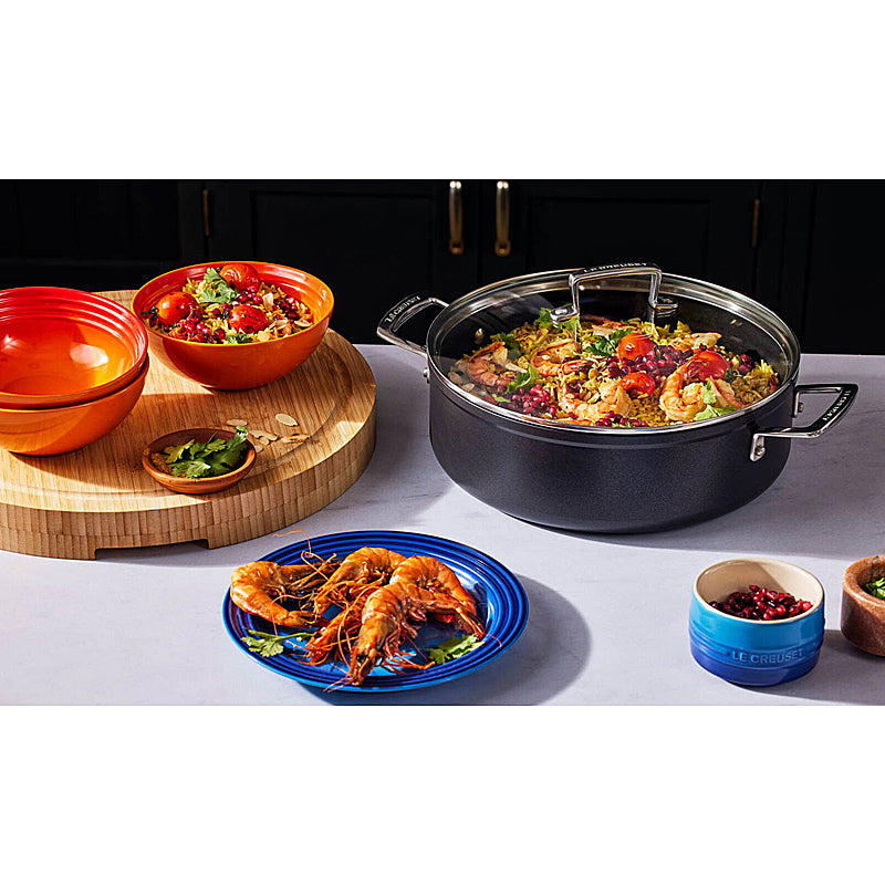 Le Creuset Aluminium-Schmorpfanne mit Glasdeckel 30 cm