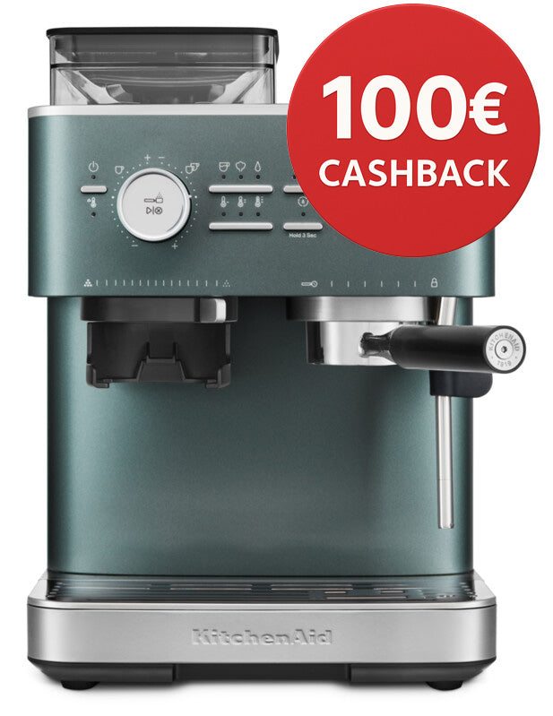 Kitchenaid 5KES6551EJP Halbautomatische Espressomaschine mit Mühle ARTISAN Farbe: Juniper