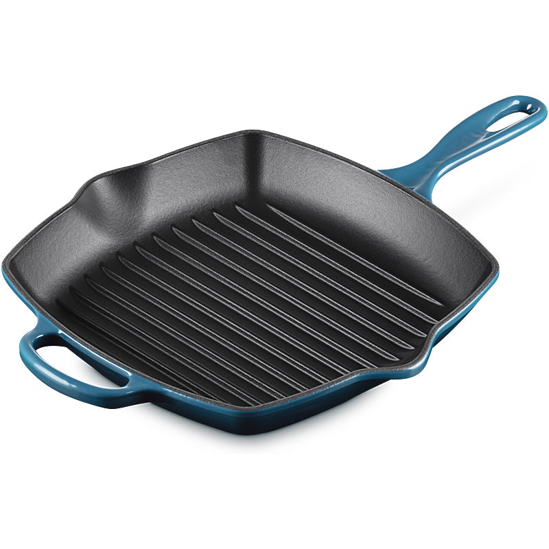 Le Creuset Signature Square Grill Pan 26 cm Deep Teal 