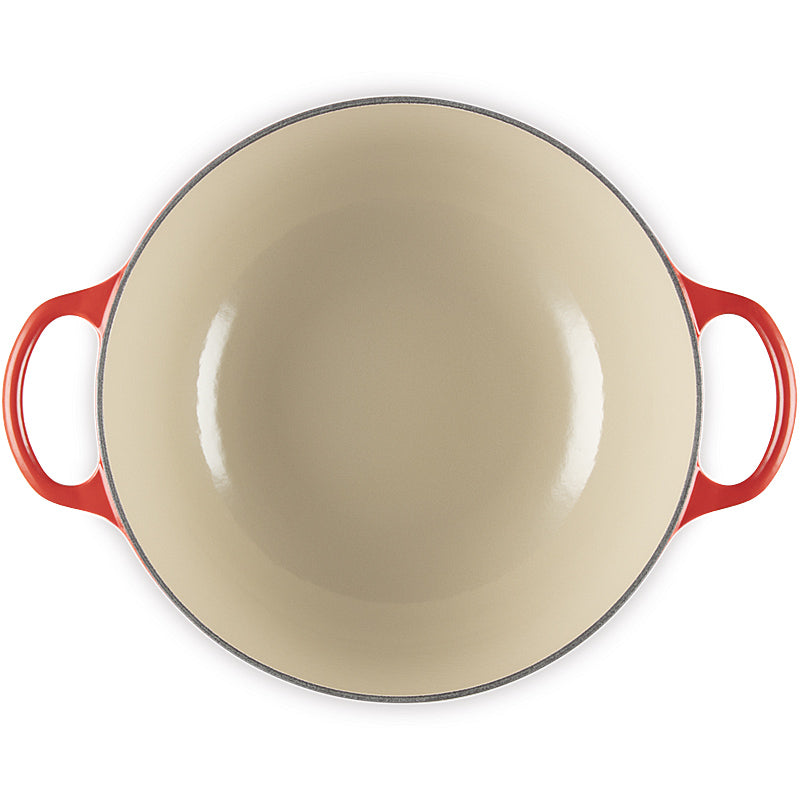 Le Creuset Stew Pot rund Signature 26 cm Kirschrot