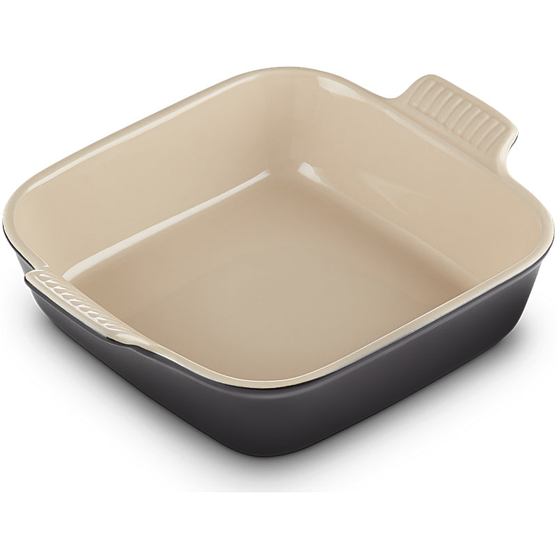 Le Creuset Auflaufform Tradition quadratisch 23 cm Schwarz