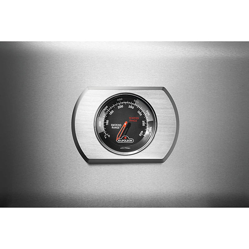 Napoleon Rogue Pro 425 Gas Grill, SIZZLE ZONE Side Burner, Stainless Steel