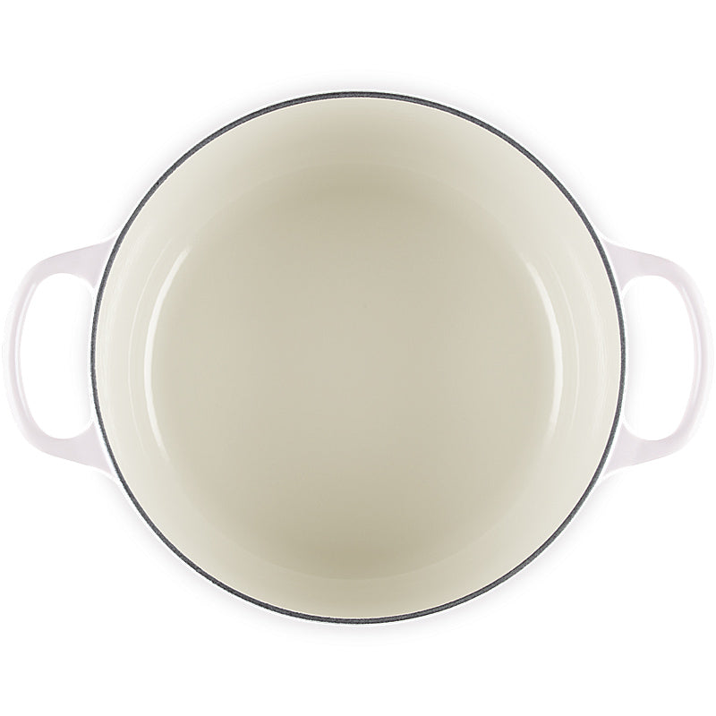 Le Creuset Bräter Signature Blume 26 cm Shell Pink