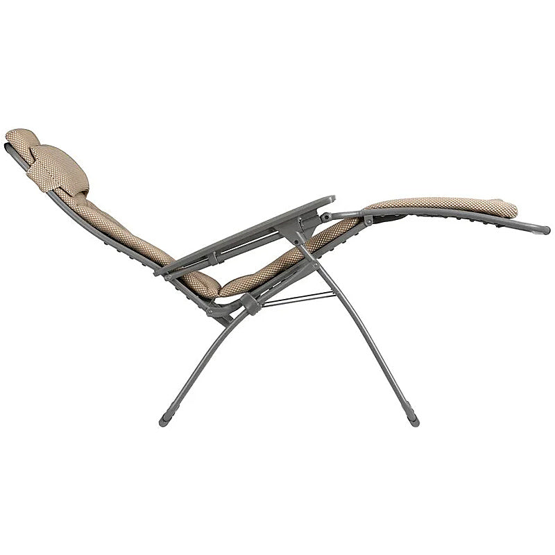 Lafuma Futura Be Comfort relaxation lounger color: MOKA TUBE TITANE LFM3130-9935