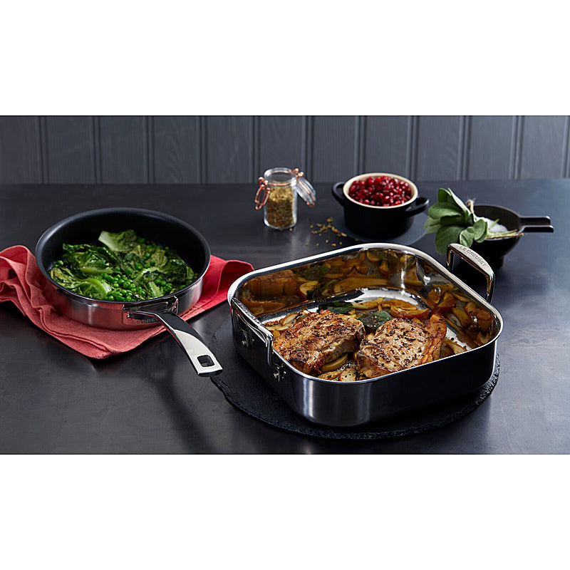 Le Creuset quadratische Bratreine 26 cm 3-ply Edelstahl