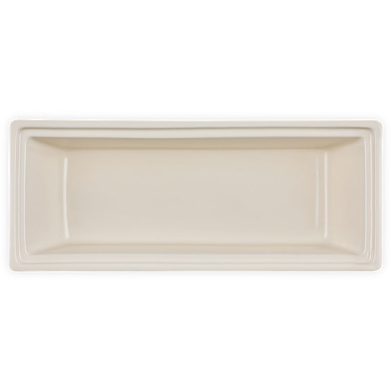 Le Creuset Galileo Shuttle Auflaufform mit Deckel 1.6L Brioche aus Steinzeug