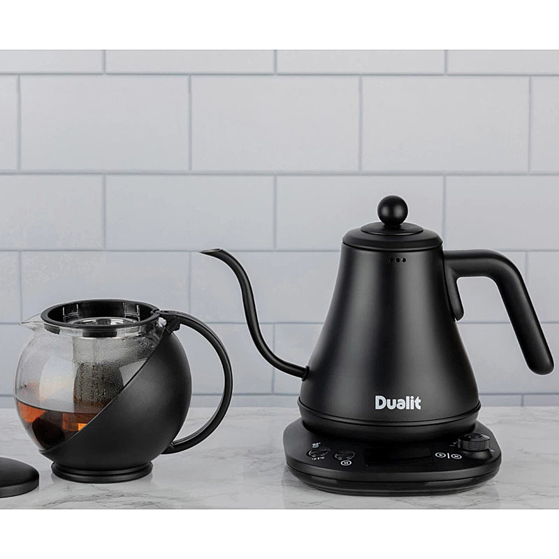 Dualit Pour over Wasserkocher Edelstahl/Schwarz