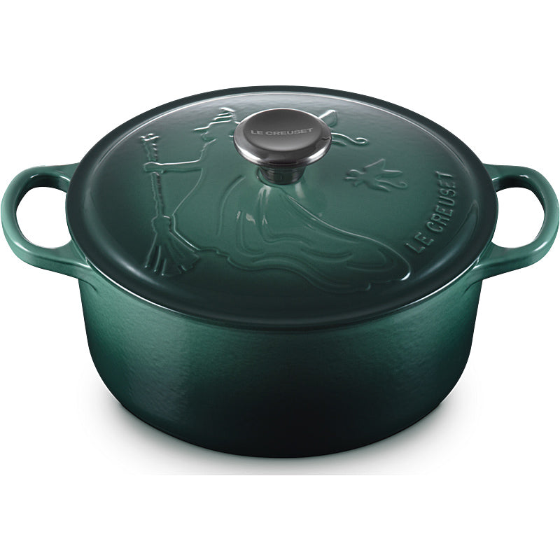 Le Creuset Wicked Collection - runder Bräter Elphaba aus Gusseisen, 24 cm / 4,2 l