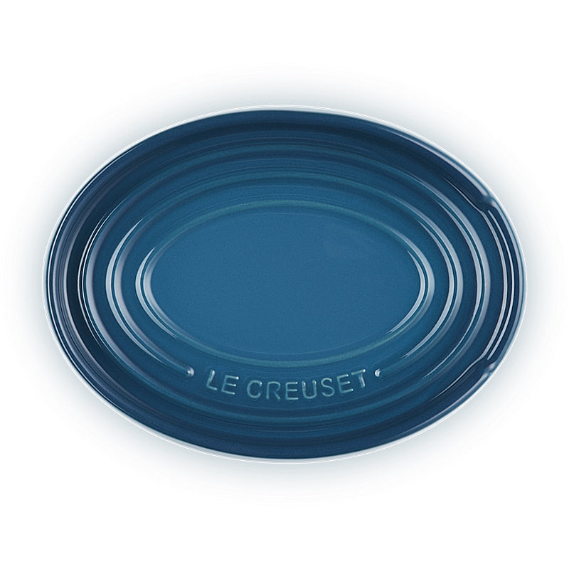 le Creuset Löffelablage oval Deep Teal