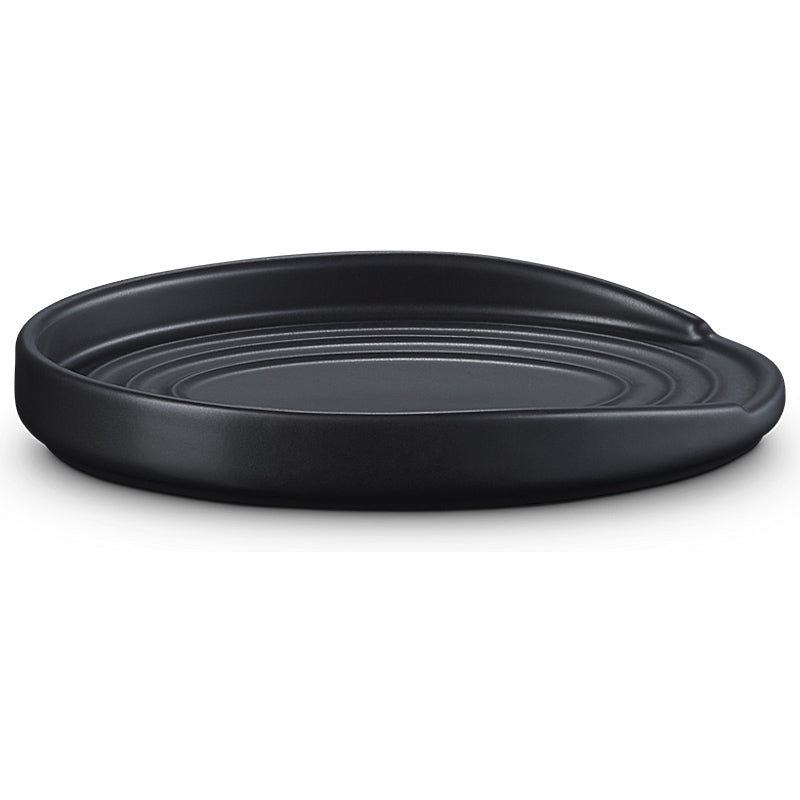 le Creuset spoon rest oval 16 cm matt black 