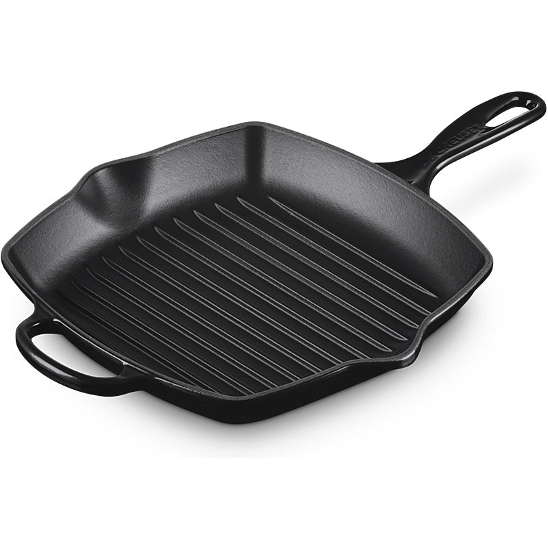 Le Creuset Grillpfanne quadratisch Signature 26cm Schwarz