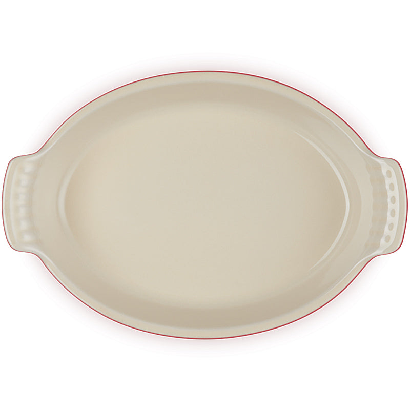 Le Creuset Mini-Auflaufform Tradition oval 180 ml Kirschrot